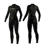 Women`S Long Sleeve Wetsuit with Nylon Both Sides